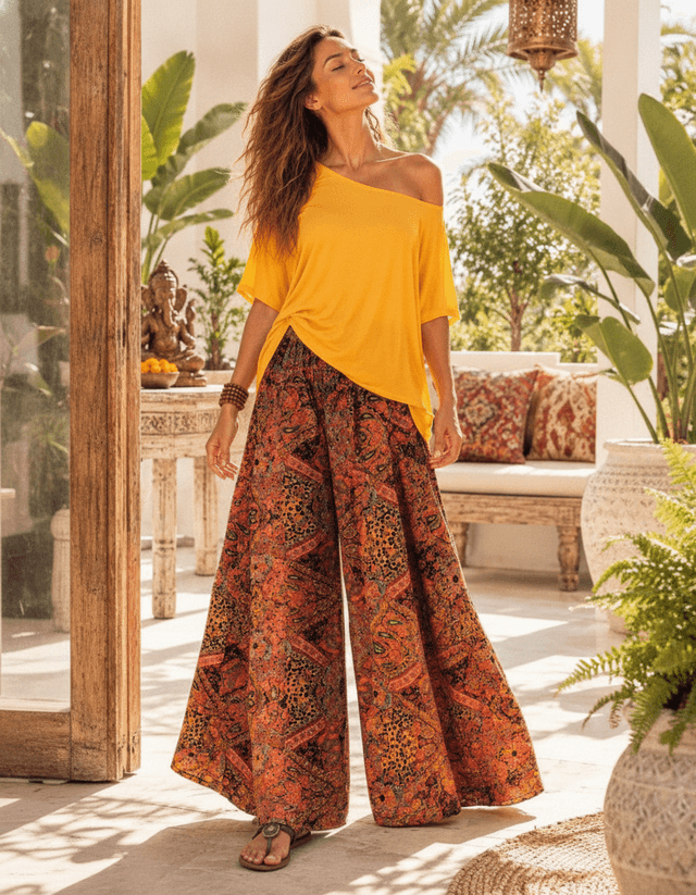 Palazo india estampado